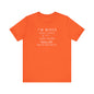 I'm Mixed (White Letters) - Unisex Jersey Short Sleeve Tee - Men