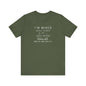 I'm Mixed (White Letters) - Unisex Jersey Short Sleeve Tee - Ladies