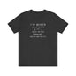 I'm Mixed (White Letters) - Unisex Jersey Short Sleeve Tee - Ladies