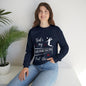 Unisex Heavy Blend™ Crewneck Sweatshirt (Volleyball - Grandmother)