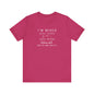 I'm Mixed (White Letters) - Unisex Jersey Short Sleeve Tee - Ladies