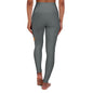High Waisted Yoga Leggings (AOP) - Ladies