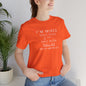 I'm Mixed (White Letters) - Unisex Jersey Short Sleeve Tee - Ladies