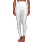 High Waisted Yoga Leggings (AOP) - Ladies