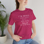 I'm Mixed (White Letters) - Unisex Jersey Short Sleeve Tee - Ladies
