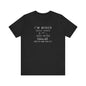I'm Mixed (White Letters) - Unisex Jersey Short Sleeve Tee - Ladies