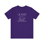 I'm Mixed (White Letters) - Unisex Jersey Short Sleeve Tee - Ladies