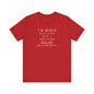 I'm Mixed (White Letters) - Unisex Jersey Short Sleeve Tee - Ladies