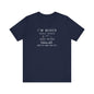 I'm Mixed (White Letters) - Unisex Jersey Short Sleeve Tee - Ladies