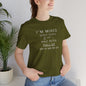 I'm Mixed (White Letters) - Unisex Jersey Short Sleeve Tee - Ladies