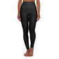 High Waisted Yoga Leggings (AOP) - Ladies