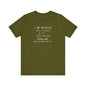 I'm Mixed (White Letters) - Unisex Jersey Short Sleeve Tee - Ladies