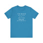 I'm Mixed (White Letters) - Unisex Jersey Short Sleeve Tee - Ladies