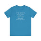 I'm Mixed (White Letters) - Unisex Jersey Short Sleeve Tee - Men