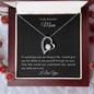 To My Beautiful Mom | Forever Love Necklace