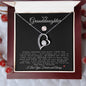 To My Granddaughter | Forever Love Necklace | Softball