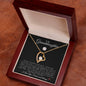 To My Granddaughter | Forever Love Necklace | Softball