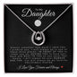 To My Daughter | Lucky In Love Necklace | Volleyball