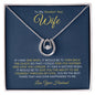 To My Smokin' Hot Wife | Lucky In Love Necklace