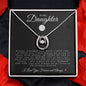 To My Daughter | Lucky In Love Necklace | Volleyball
