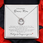 To My Amazing Bonus Mom | Lucky In Love Necklace | Daughter-In-Law