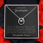 To My Beautiful Granddaughter | Lucky In Love Necklace