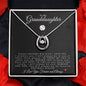 To My Granddaughter | Lucky in Love Necklace | Softball