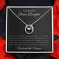 To My Beautiful Bonus Daughter | Lucky In Love Necklace