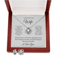 To My Smokin' Hot Wife | Love Knot Earring & Necklace Set