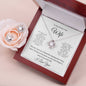 To My Smokin' Hot Wife | Love Knot Earring & Necklace Set