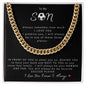 To My Son | Cuban Link Chain | Soccer