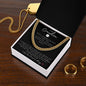 To My Grandson | Cuban Link Chain | Lacrosse