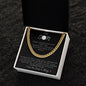 To My Son | Cuban Link Chain | Lacrosse