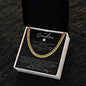 To My Grandson | Cuban Link Chain | Baseball