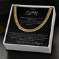 To My Son | Cuban Link Chain | Football