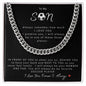 To My Son | Cuban Link Chain | Soccer