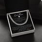 To My Grandson | Cuban Link Chain | Baseball