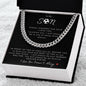 To My Son | Cuban Link Chain | Soccer