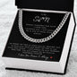 To My Son | Cuban Link Chain | Football