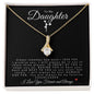 To My Daughter | Alluring Beauty Necklace | Cheerleader