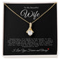 To My Beautiful Wife | Alluring Beauty Necklace