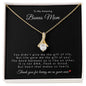 To My Amazing Bonus Mom | Alluring Beauty Necklace