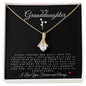 To My Granddaughter | Alluring Beauty Necklace | Cheerleader