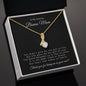 To My Amazing Bonus Mom | Alluring Beauty Necklace