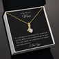 To My Beautiful Mom | Alluring Beauty Necklace