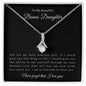 To My Beautiful Bonus Daughter | Alluring Beauty Necklace