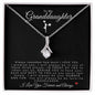 To My Granddaughter | Alluring Beauty Necklace | Cheerleader