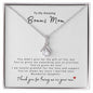 To My Amazing Bonus Mom | Alluring Beauty Necklace | Son-In-Law