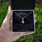 To My Beautiful Granddaughter | Alluring Beauty Necklace