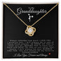 To My Granddaughter | Love Knot Necklace | Cheerleader